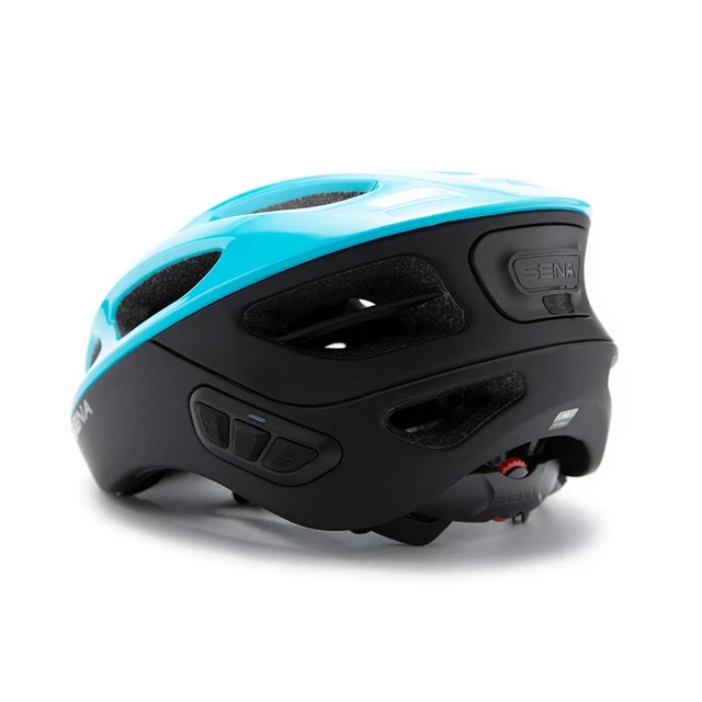 Cycling Helmet SENA R1 with Integrated Headset - Blue