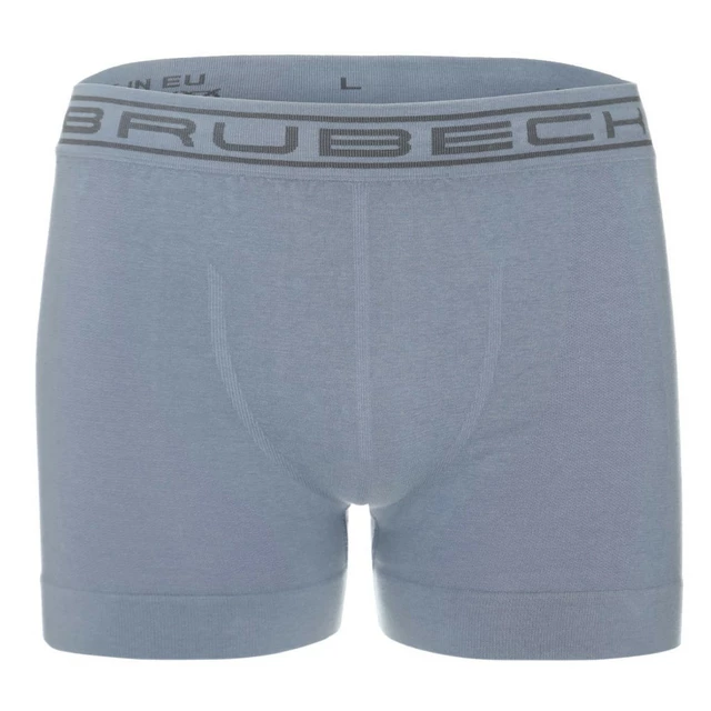 Men’s Boxer Trunks Brubeck Cotton Comfort - Steel - Steel