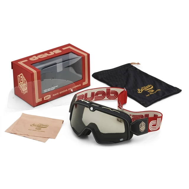 Motocross Goggles 100% Barstow Deus – Smoke Lens
