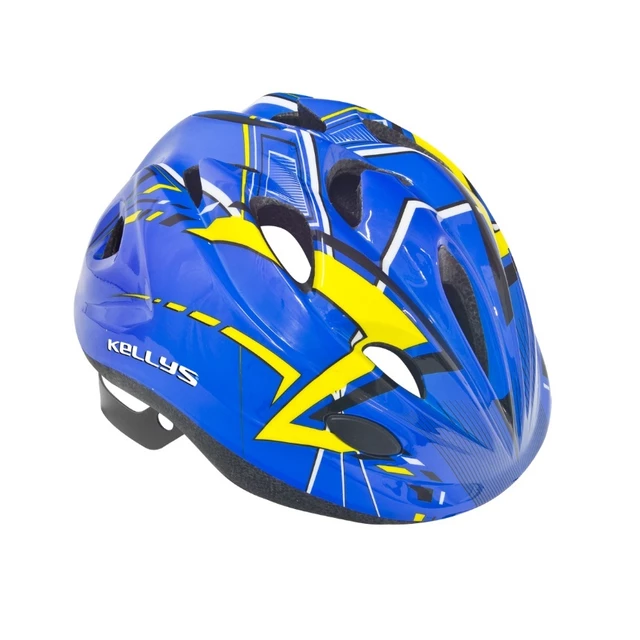 Children's Bicycle Helmet KELLYS BUGGIE - Lime - Blue