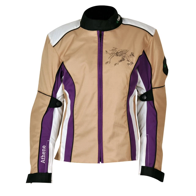 Women's Motorcycle Jacket W-TEC Athena - Gold - Gold