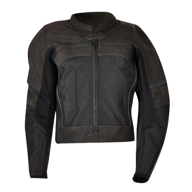 Leather Jacket Ozone Focus II - Black - Black