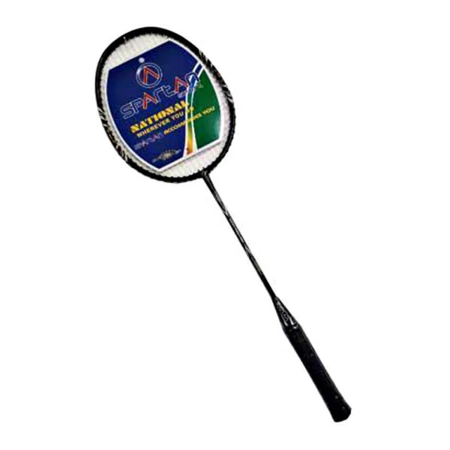 Badmintonová raketa Spartan Calypso - bielo-modrá - čierno-biela