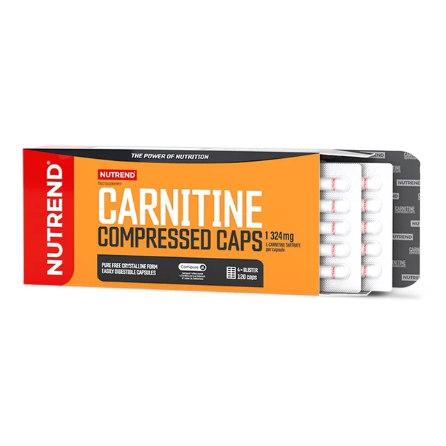 Karnitin Nutrend Carnitine Compressed Caps, 120 kapslí
