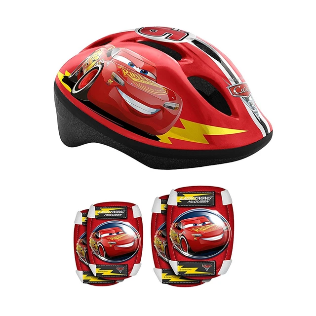 Disney Cars Set Helmet + Children's Protectors