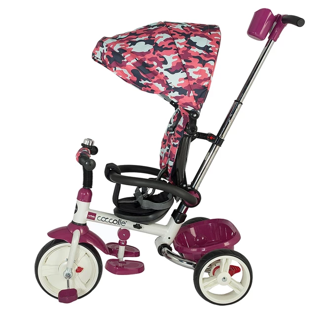 Three-Wheel Stroller/Tricycle with Tow Bar Coccolle Urbio Army - Pink