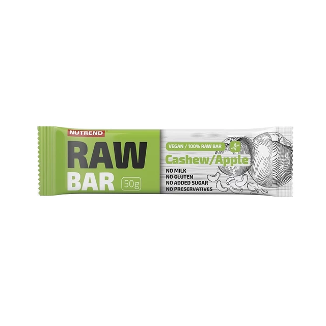 Tyčinka Nutrend Raw Bar 50 g - fík+papája