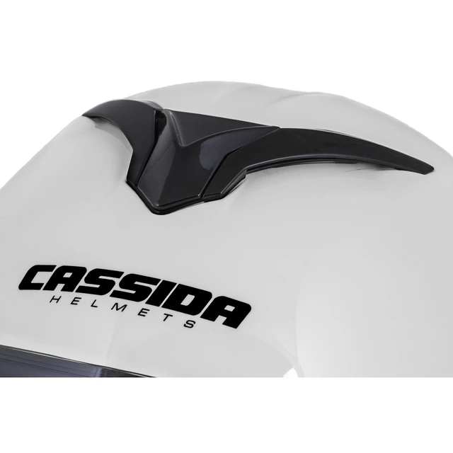 Moto prilba Cassida Compress 2.0 Refraction biela/čierna/žltá fluo P/J