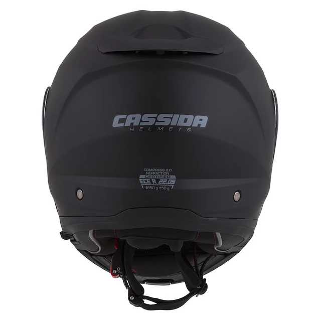 Motorradhelm Cassida Compress 2.0 schwarz matt P/J