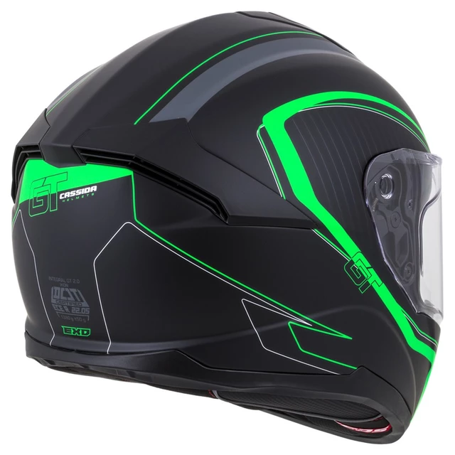 Motorcycle Helmet Cassida Integral GT 2.0 Reptyl Black/Green/White