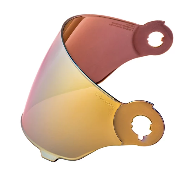 Anti-Fog Replacement Visor for Cassida Fibre Helmet (Mirrored Gold)