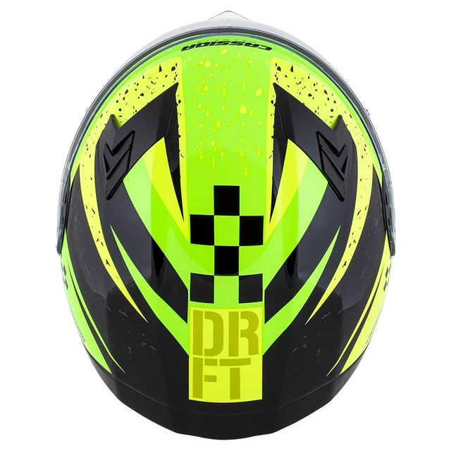 Motorcycle Helmet Cassida Integral 3.0 DRFT Pearl Yellow/Green/Black