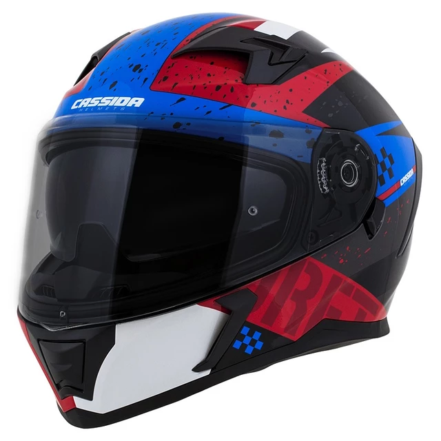 Motorcycle Helmet Cassida Integral 3.0 DRFT Pearl Blue/Red/Black/White