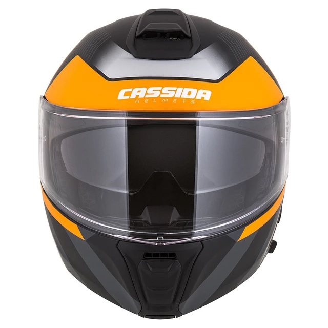 Motorcycle Helmet Cassida Modulo 2.0 Profile Matte Black/Gray/Orange P/J