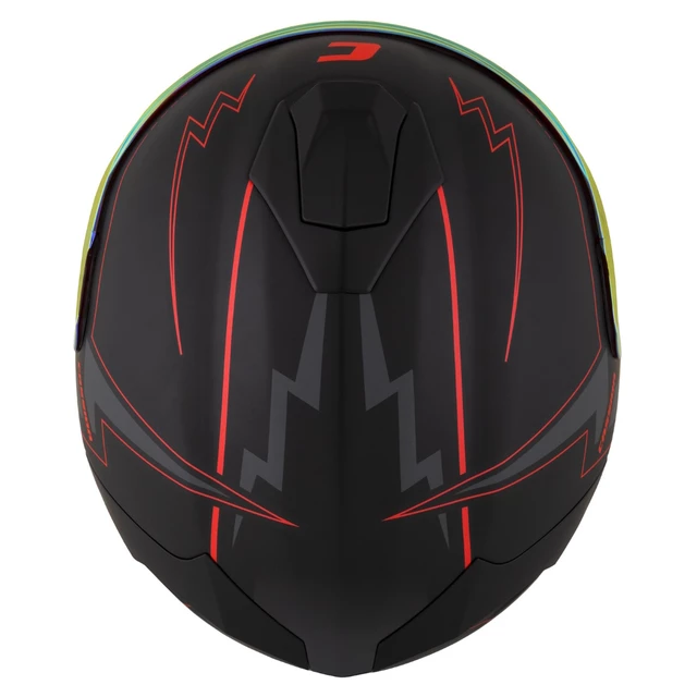 Motorcycle Helmet Cassida Integral GT 2.1 Flash Matte Black/Metallic Red/Dark Gray