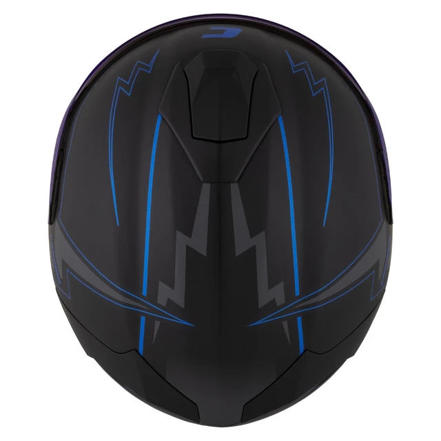 Motorcycle Helmet Cassida Integral GT 2.1 Flash Matte Black/Metallic Blue/Dark Gray