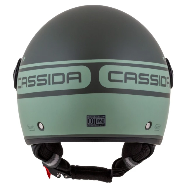 Cassida Handy Plus Chief Motorradhelm grün matt/dunkelgrün