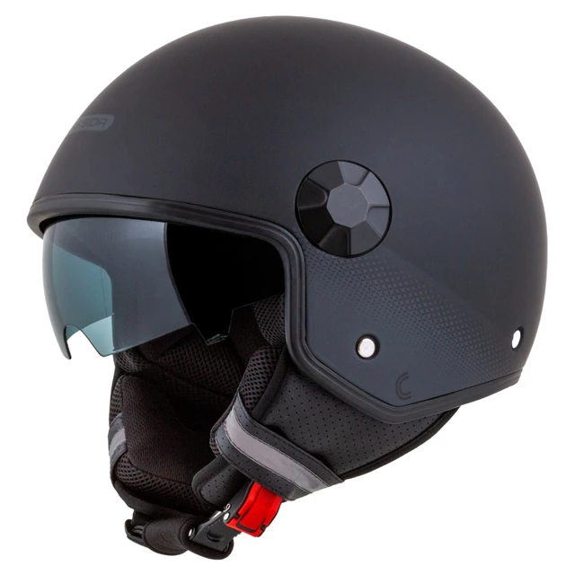 Cassida Handy Plus Motorradhelm schwarz matt/grau