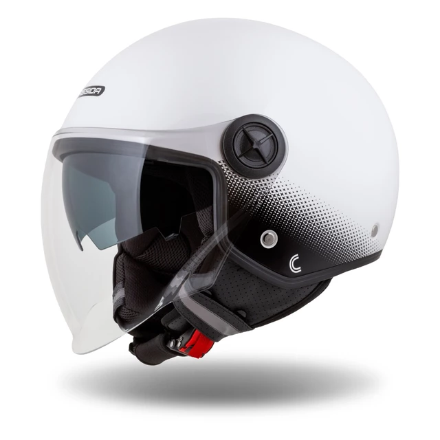 Motorcycle Helmet Cassida Handy Plus White/Black