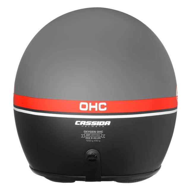 Motorcycle Helmet Cassida Oxygen Jawa OHC 2023 Gray Matte/Red/Black/White