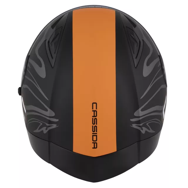 Motorcycle Helmet Cassida Orbit Multivers Matte Black/Orange/Gray/White