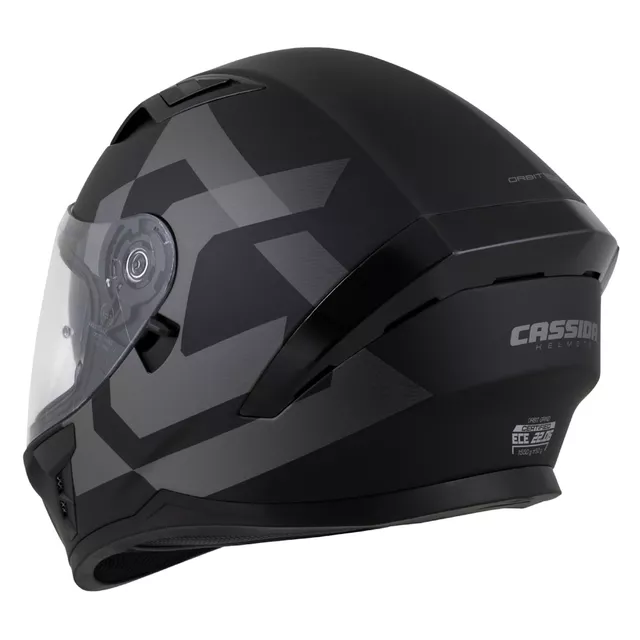 Motorcycle Helmet Cassida Orbit Grind Matte Black/Gray