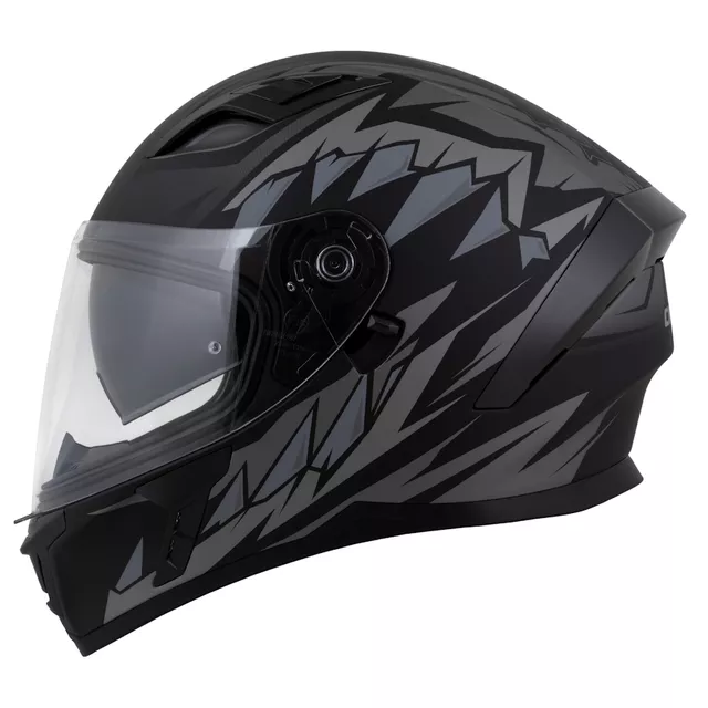 Motorcycle Helmet Cassida Orbit StriX Matte Black/Gray