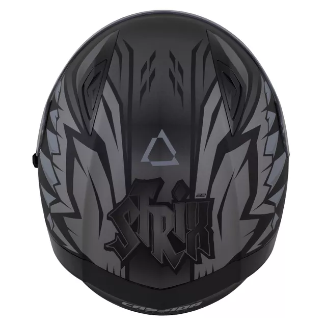 Motorcycle Helmet Cassida Orbit StriX Matte Black/Gray