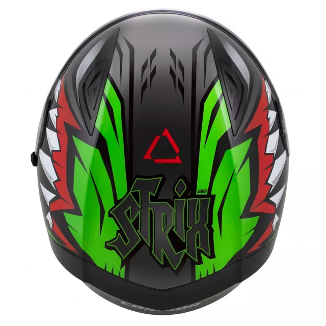 Motorcycle Helmet Cassida Orbit StriX Red/Green/Gray/White/Black