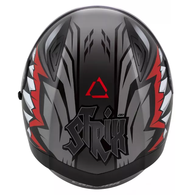 Motorcycle Helmet Cassida Orbit StriX Red/Gray/White/Black