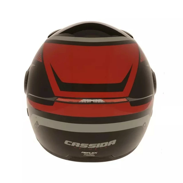 Motorradhelm Cassida Reflex - schwarz-gelb