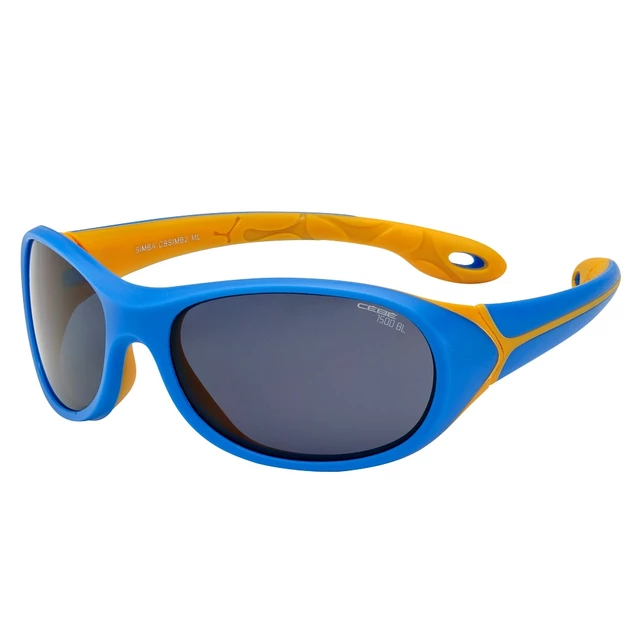 Gyermek sportszemüveg Cébé Simba - kék-narancssárga