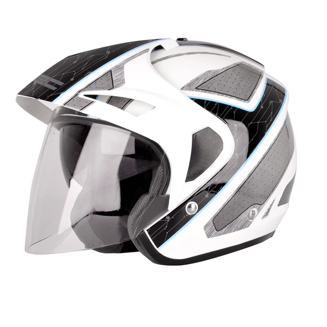 Kask motocyklowy otwarty W-TEC NK-629 skuter + BLENDA