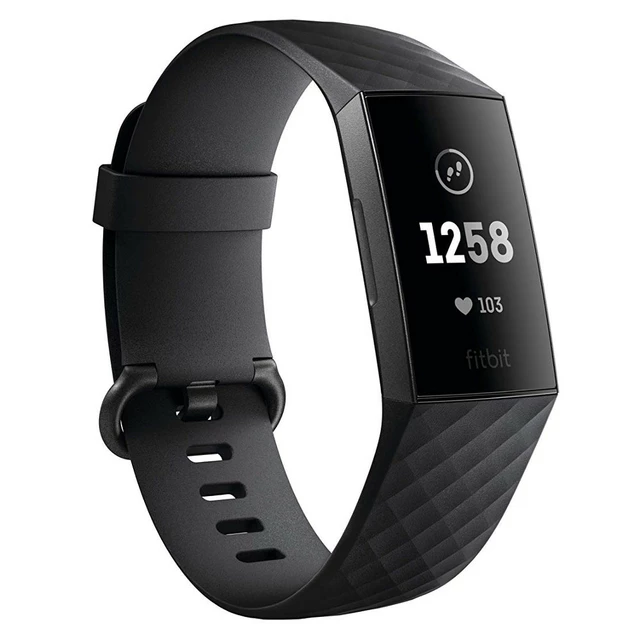 Fitbit Charge 3 okoskarkötő grafit/ fekete