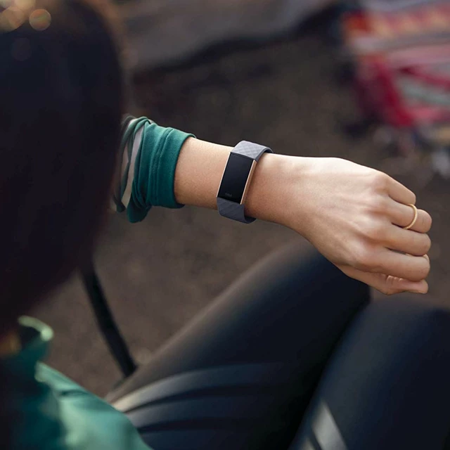 Fitbit Charge 3 okoskarkötő rose gold/szürkéskék