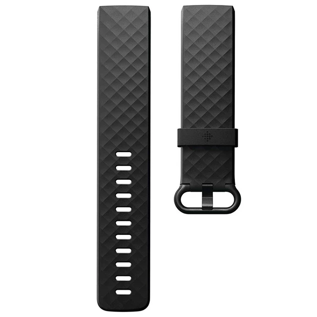 Fitbit Charge 3 Graphite/White Silicone Fitness-Armband