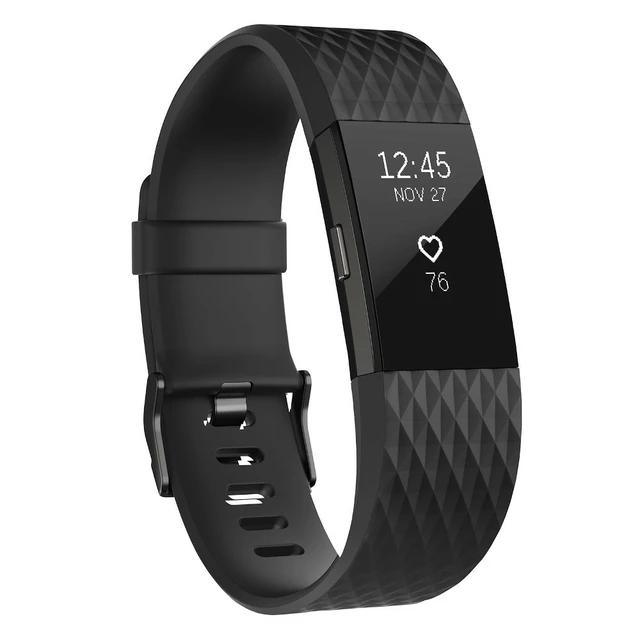 Fitness náramek Fitbit Charge 2 Black Gunmetal