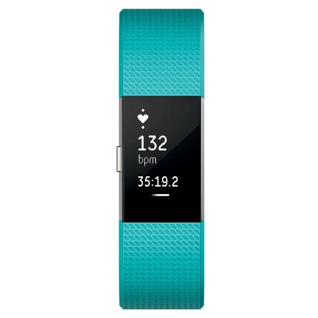 Fitness náramok Fitbit Charge 2 Teal Silver