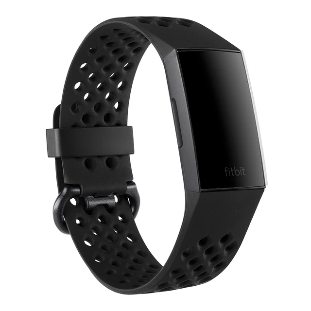 Náhradní řemínek Fitbit Charge 3 Sport Band Black