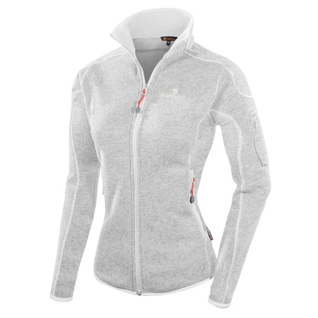 Women’s Sweatshirt FERRINO Cheneil Jacket Woman New - Ice - Ice