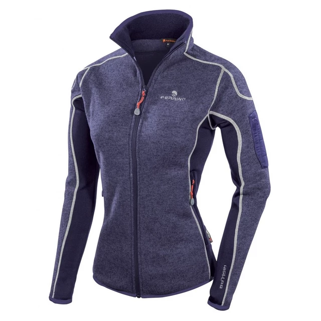 Bluza damska Ferrino Cheneil Jacket Woman New - Ice - Fioletowy
