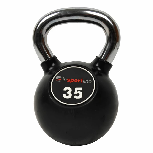 Rubber-Coated Dumbbell inSPORTline Ketlebel Profi 35 kg