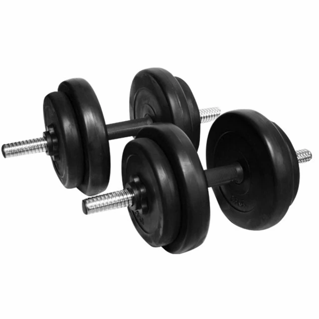 Jednoruční nakládací činkový set inSPORTline DBS2181 2 x 3-10 kg - 2.jakost