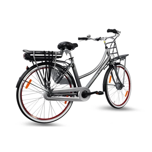 Stadt E-Bike Llobe Rosendaal 3 Lady Grau 36V / 15,6 Ah