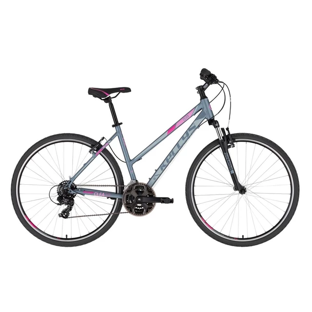 Dámsky crossový bicykel KELLYS CLEA 10 28" - model 2020 - Mint - Grey Pink