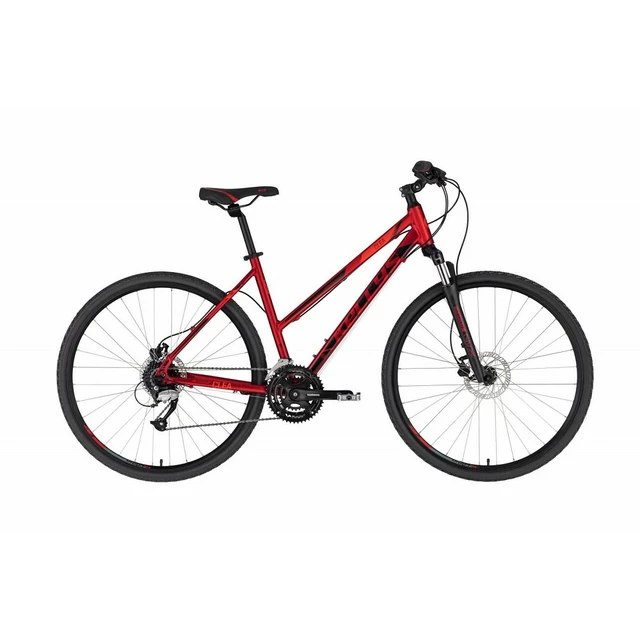 Dámsky crossový bicykel KELLYS CLEA 90 28" 7.0 - Dark Red - Dark Red