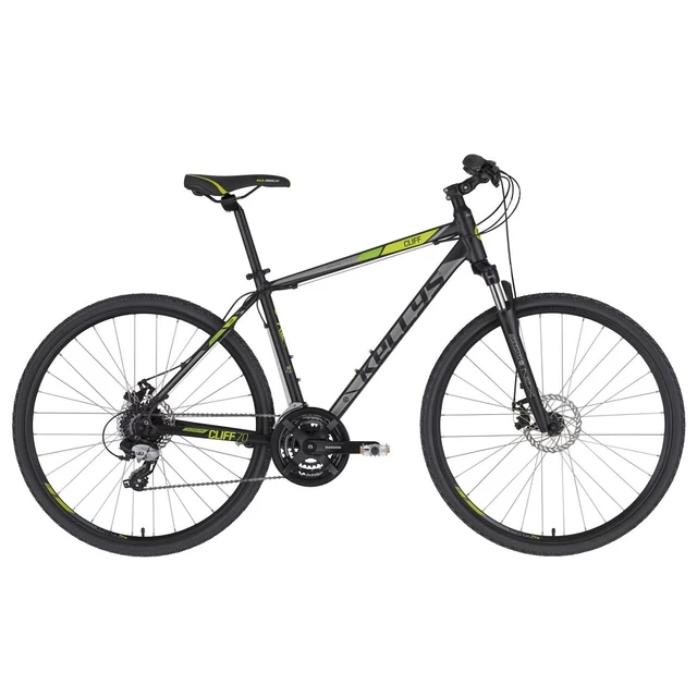 Pánsky crossový bicykel KELLYS CLIFF 70 28" - model 2020 - Grey - Black Green