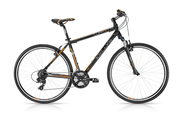 Cross kerékpár Kellys CLIFF 30 28" - 2016 - ezüst - Fekete-narancssárga