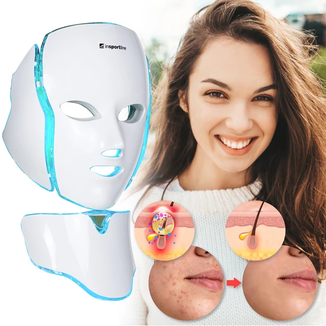 LED Face/Neck Mask Light Therapy inSPORTline Hilmana