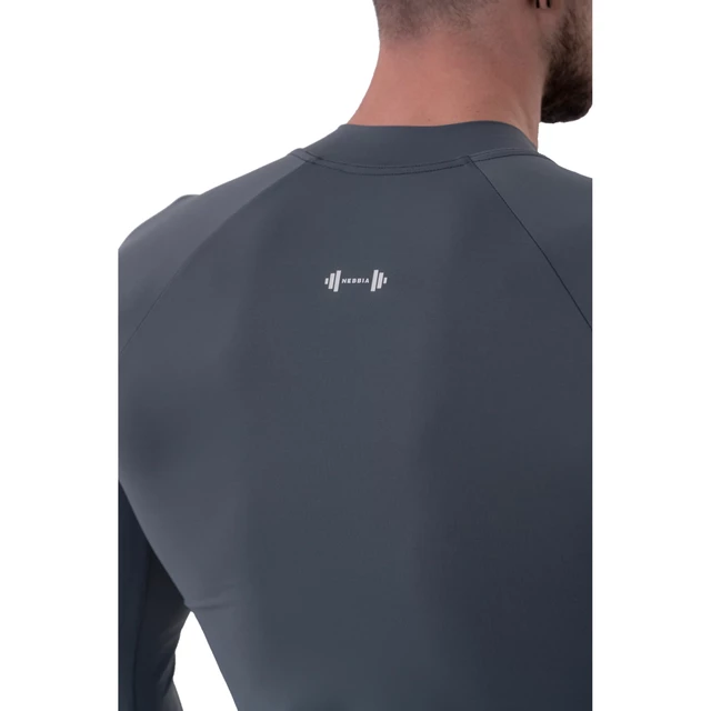 Men’s Long-Sleeve Activewear T-Shirt Nebbia 328 - Blue